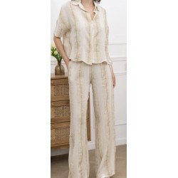 Axo - ensemble coton lurex...